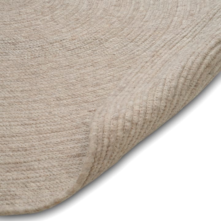 Μάλλινο χαλί merino στρογγυλό Ø240 εκ., Oat Classic Collection
