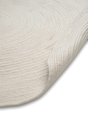 Μάλλινο χαλί merino στρογγυλό Ø240 εκ. - White - Classic Collection