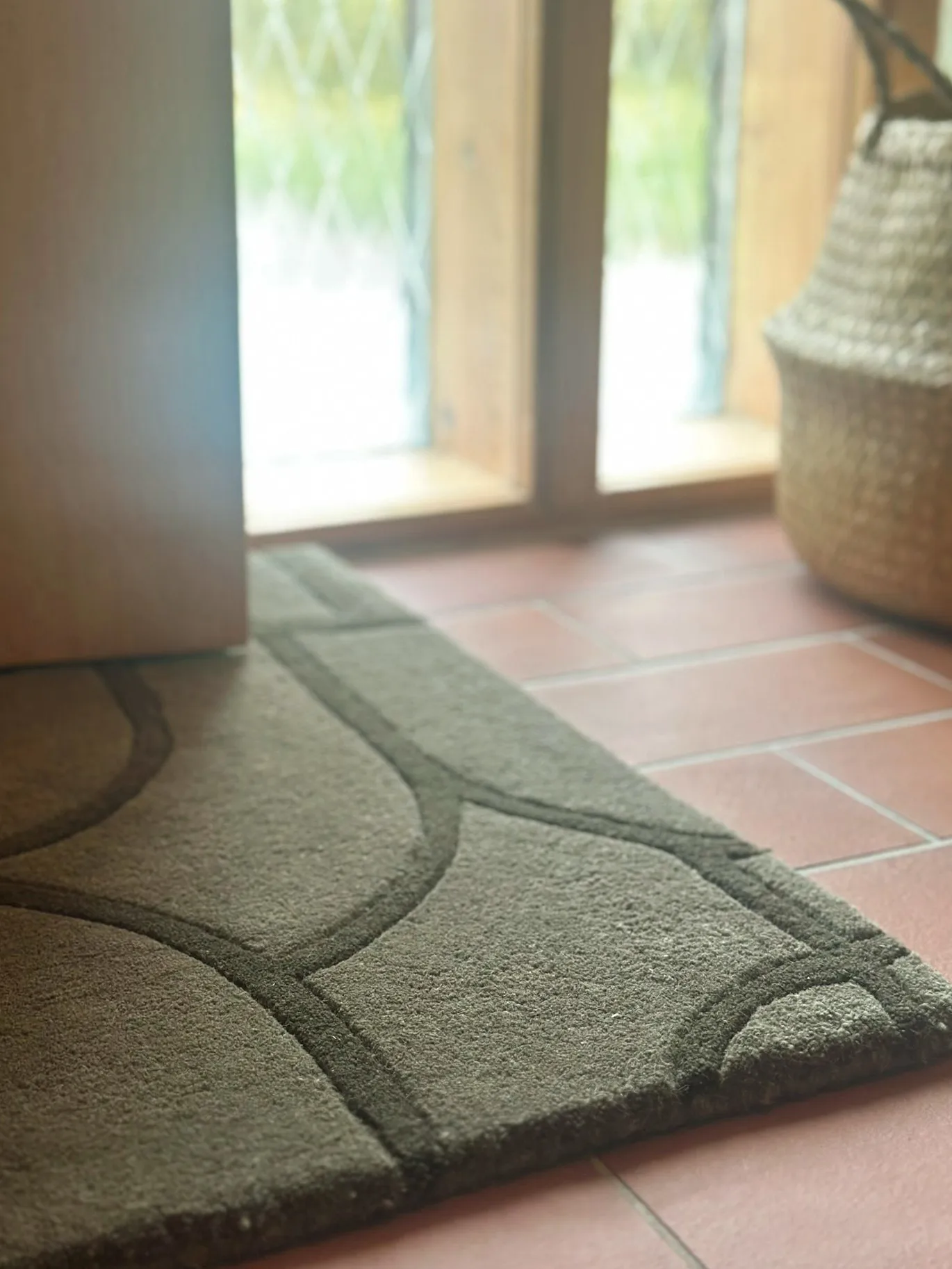 Modern Abstract χαλάκι πόρτας 60x90 εκ., Πράσινο Classic Collection