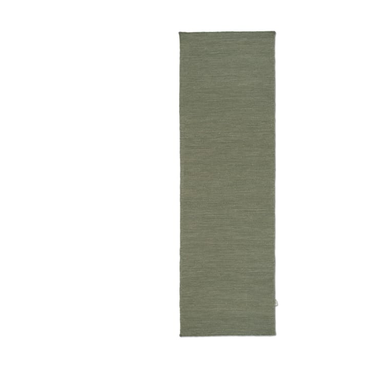 Plain διάδρομος. - Green, 80x250 cm - Classic Collection