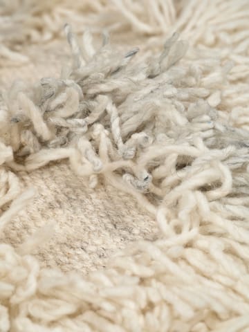 Πουφ Rio 55x55 εκ. - Ivory-melange - Classic Collection