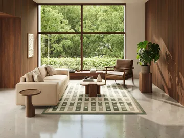 Röllakan Fyrbo χαλί - Πράσινο, 250x350 εκ. - Classic Collection