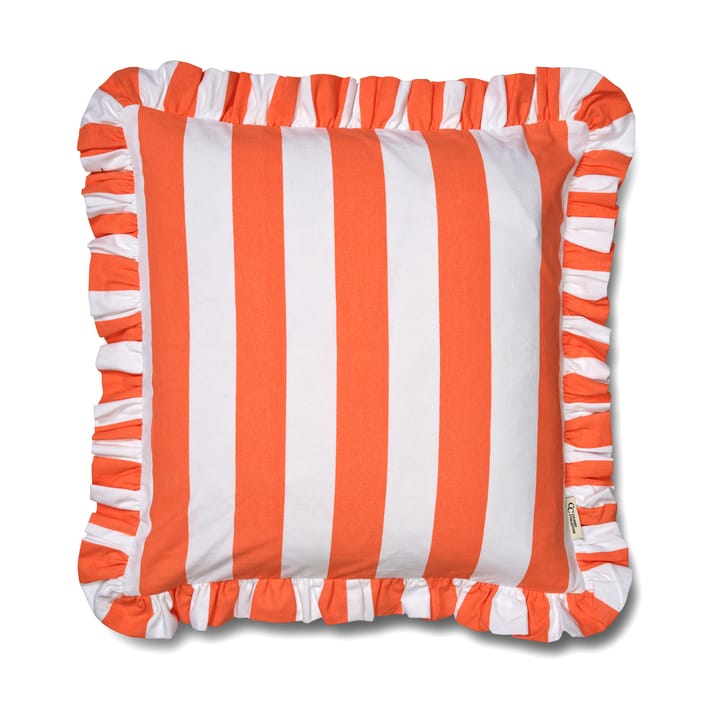 Κάλυμμα μαξιλαριού Ruffle Stripes 50x50 εκ. - Coral - Classic Collection