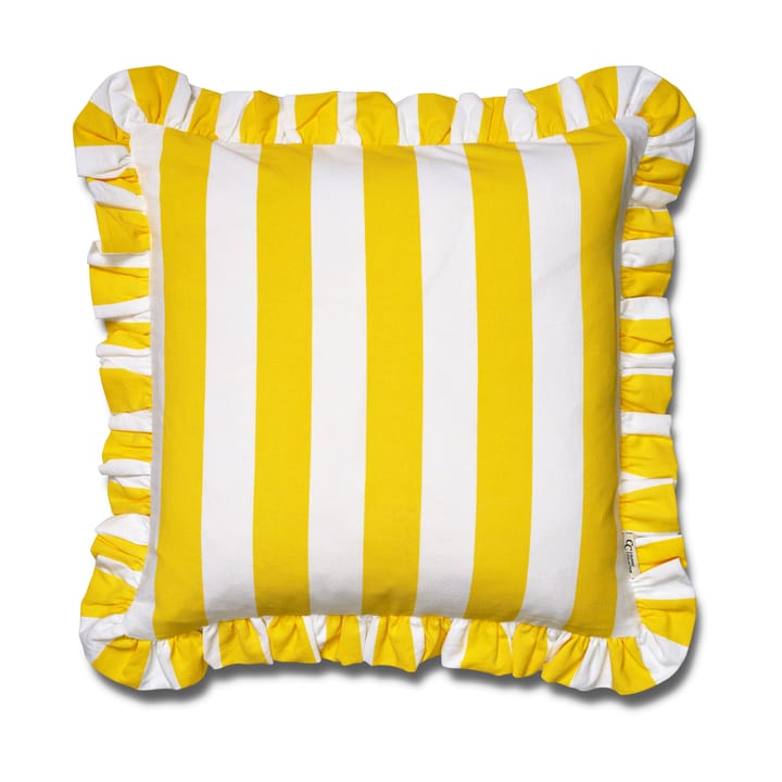 Κάλυμμα μαξιλαριού Ruffle Stripes 50x50 εκ. - Yellow - Classic Collection