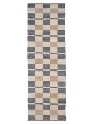 Rutvik χαλί - Blue, 80x250 εκ. - Classic Collection