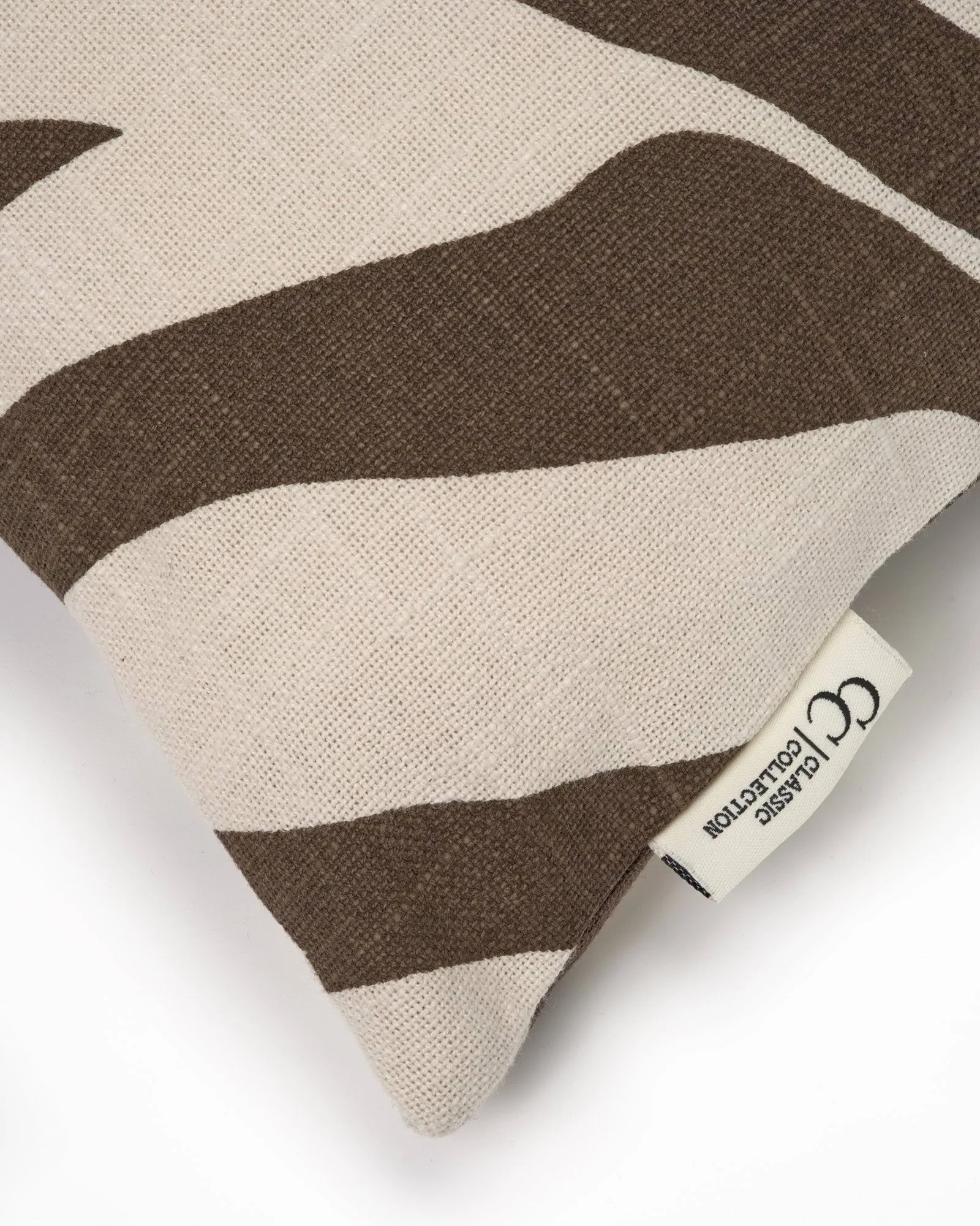 Savannah κάλυμμα μαξιλαριού, Brown-off white, 50x50 εκ. Classic Collection
