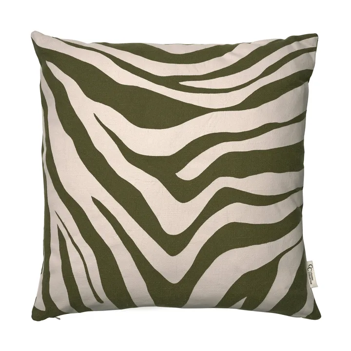 Savannah κάλυμμα μαξιλαριού - Green-off white, 50x50 εκ. - Classic Collection