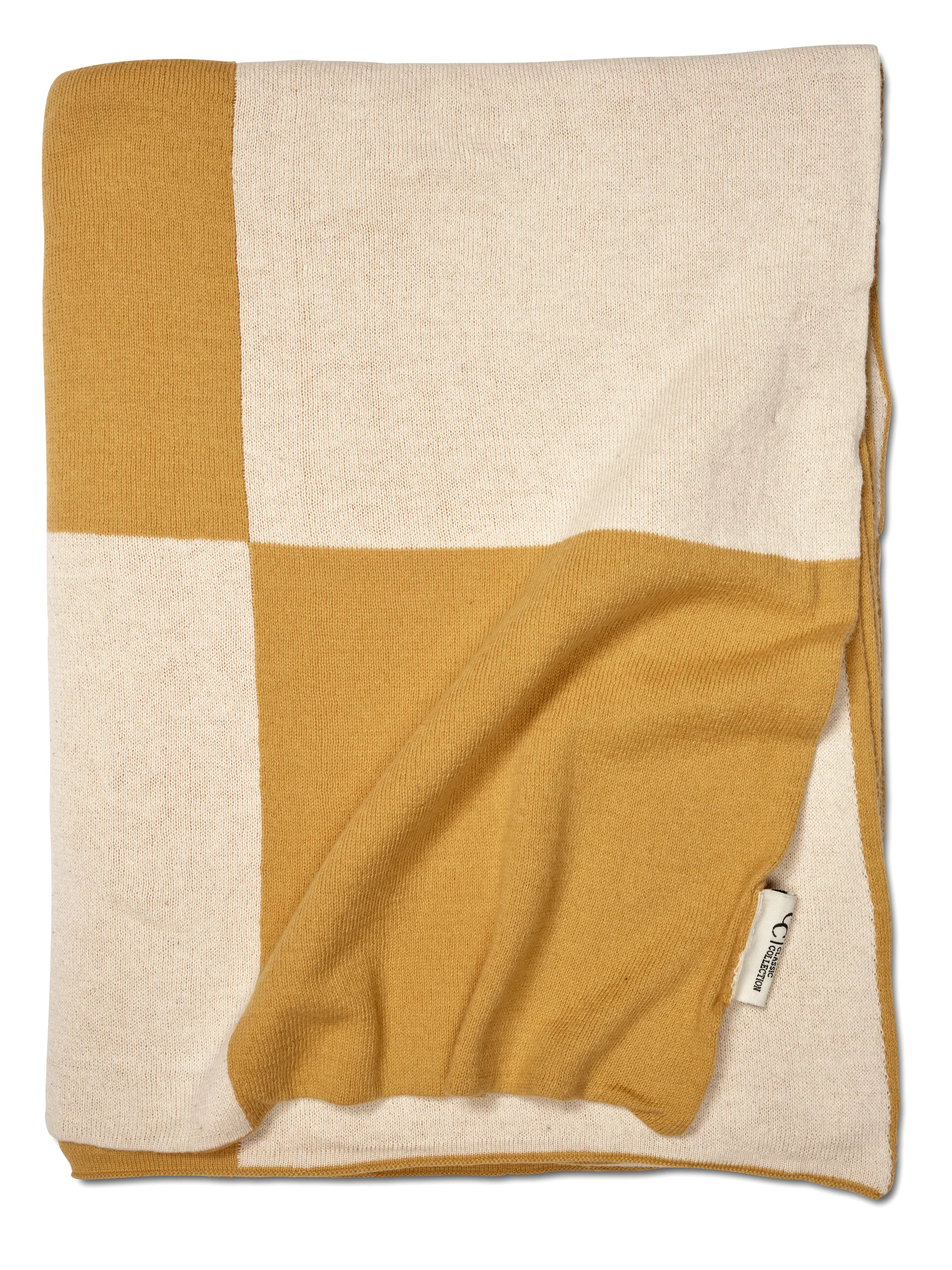 Ριχτάρι Square 130x170 cm, Κίτρινο Classic Collection