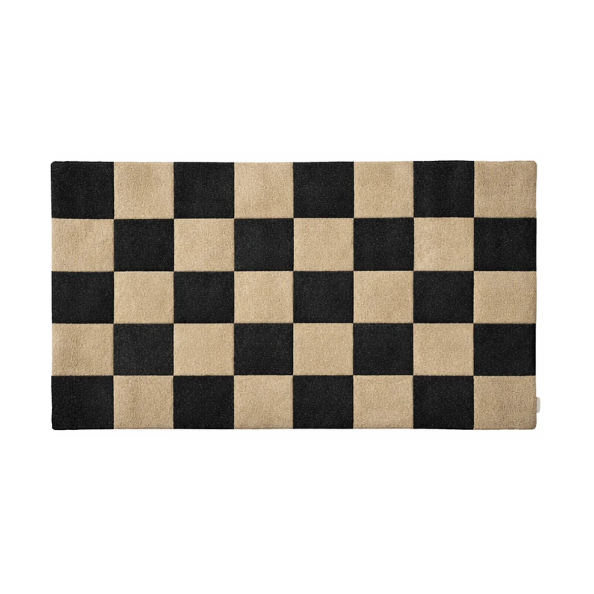 Square χαλάκι εισόδου, Black-φυσικό, 85x130 cm Classic Collection