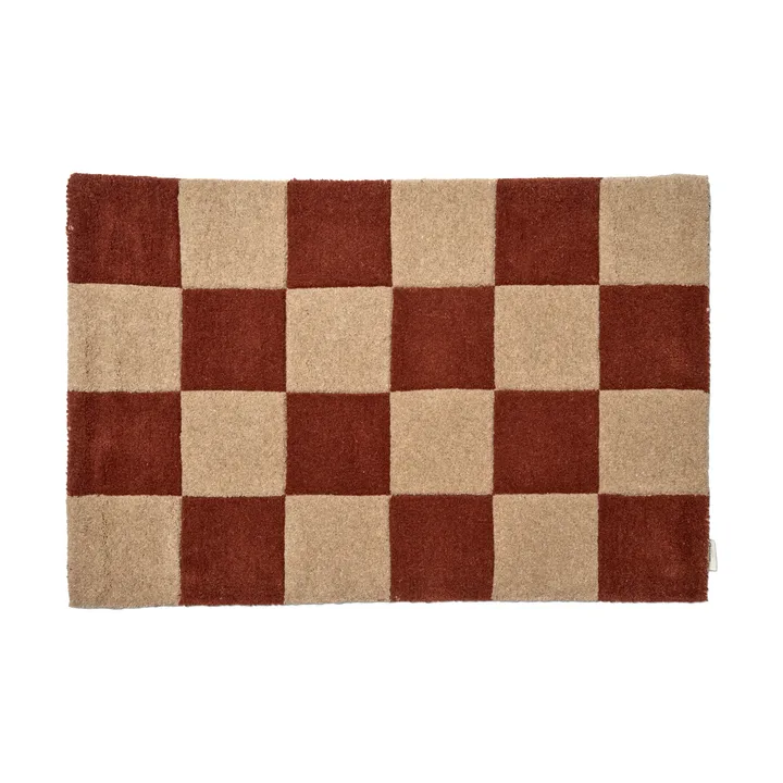 Square χαλάκι εισόδου - Brown-natur, 60x90 cm - Classic Collection