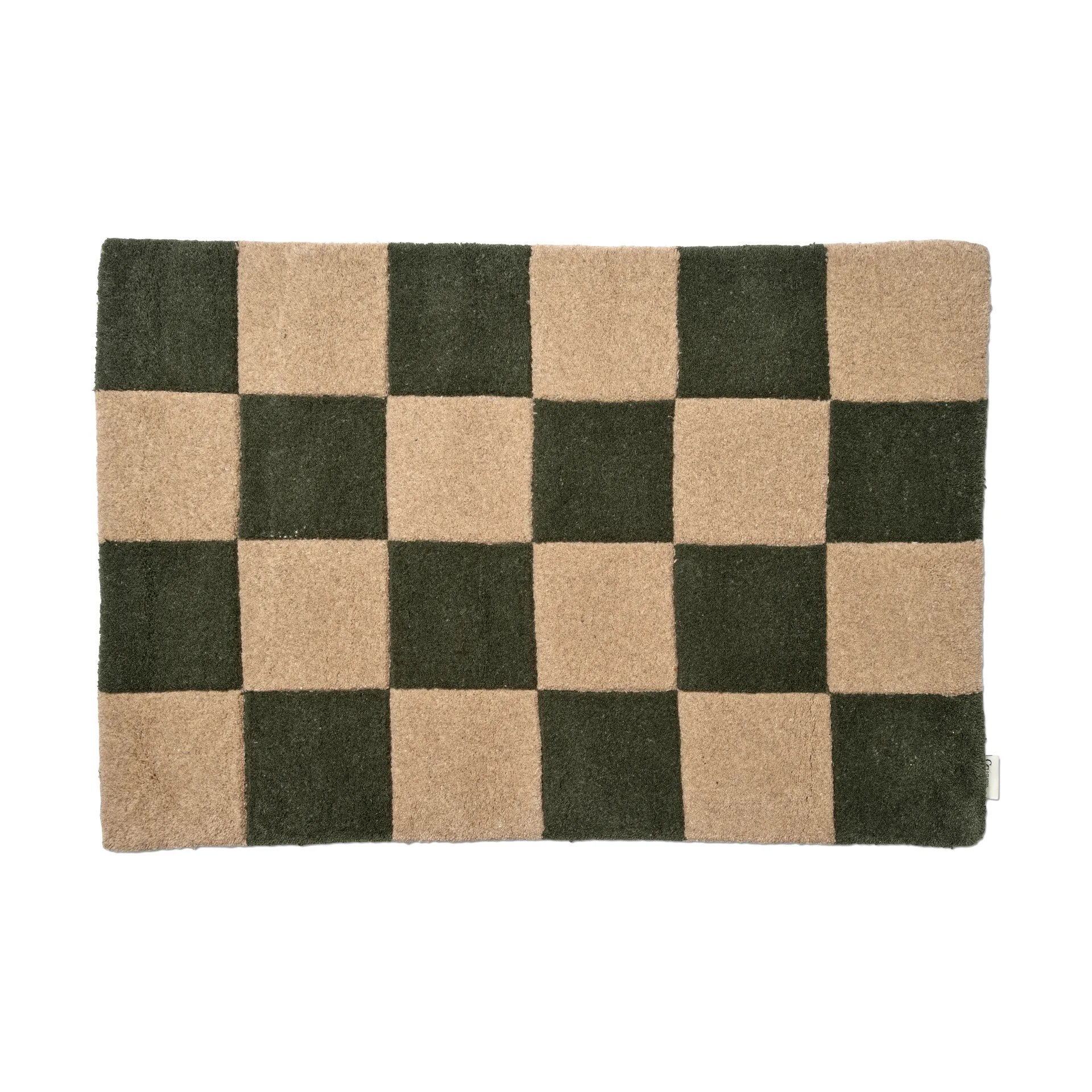 Square χαλάκι εισόδου, Green-natur, 60x90 cm Classic Collection