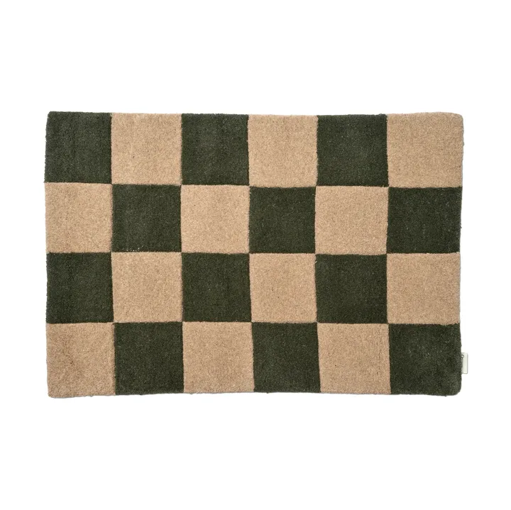 Square χαλάκι εισόδου - Green-natur, 60x90 cm - Classic Collection