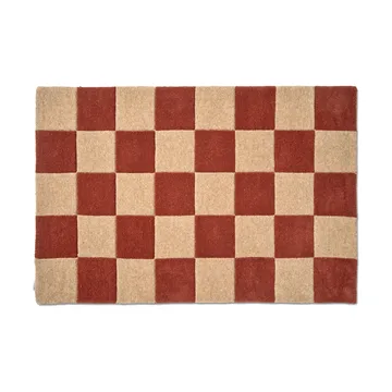 Square χαλάκι εισόδου - Terracotta-φυσικό, 85x130 cm - Classic Collection