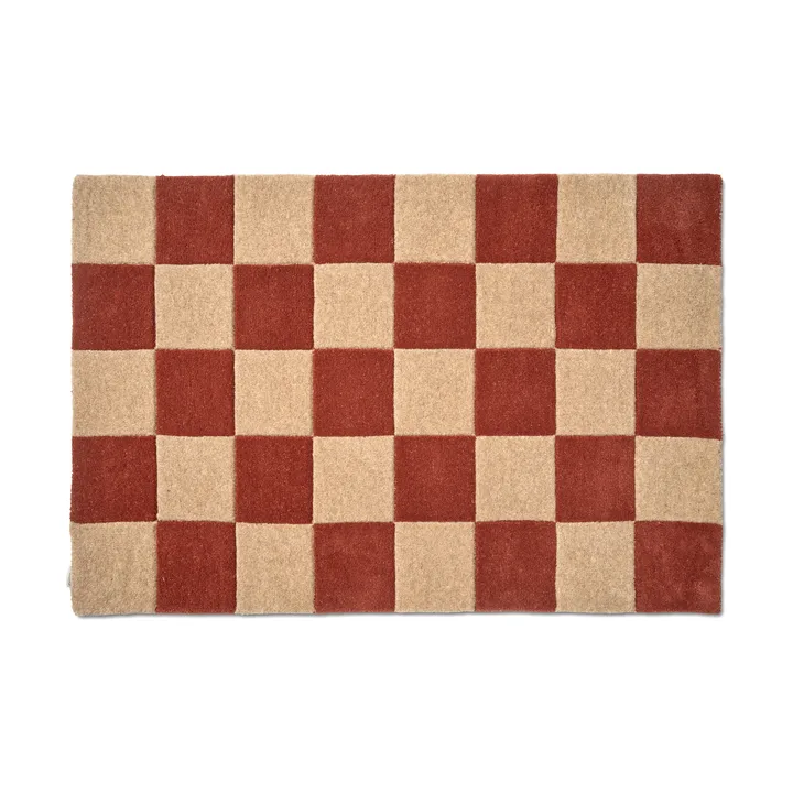 Square χαλάκι εισόδου - Terracotta-φυσικό, 85x130 cm - Classic Collection