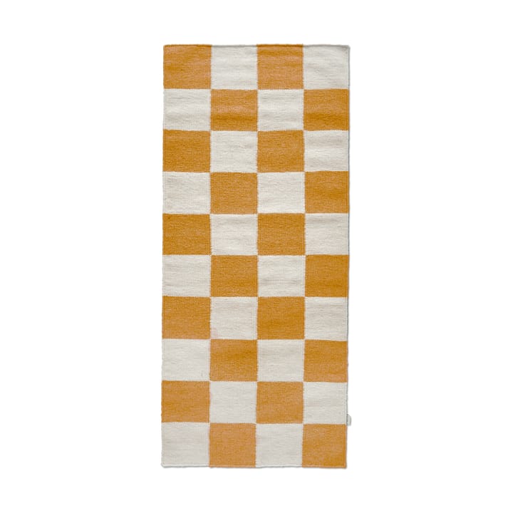 Squares διάδρομος - White-yellow, 80x200 cm - Classic Collection