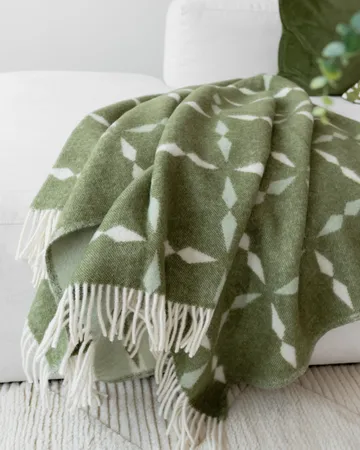 Tile ριχτάρι 130x180 cm - Πράσινο - Classic Collection