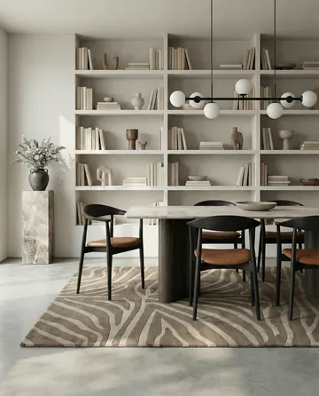 Zebra χαλί 170x230 εκ. - Beige, 250x350 εκ. - Classic Collection