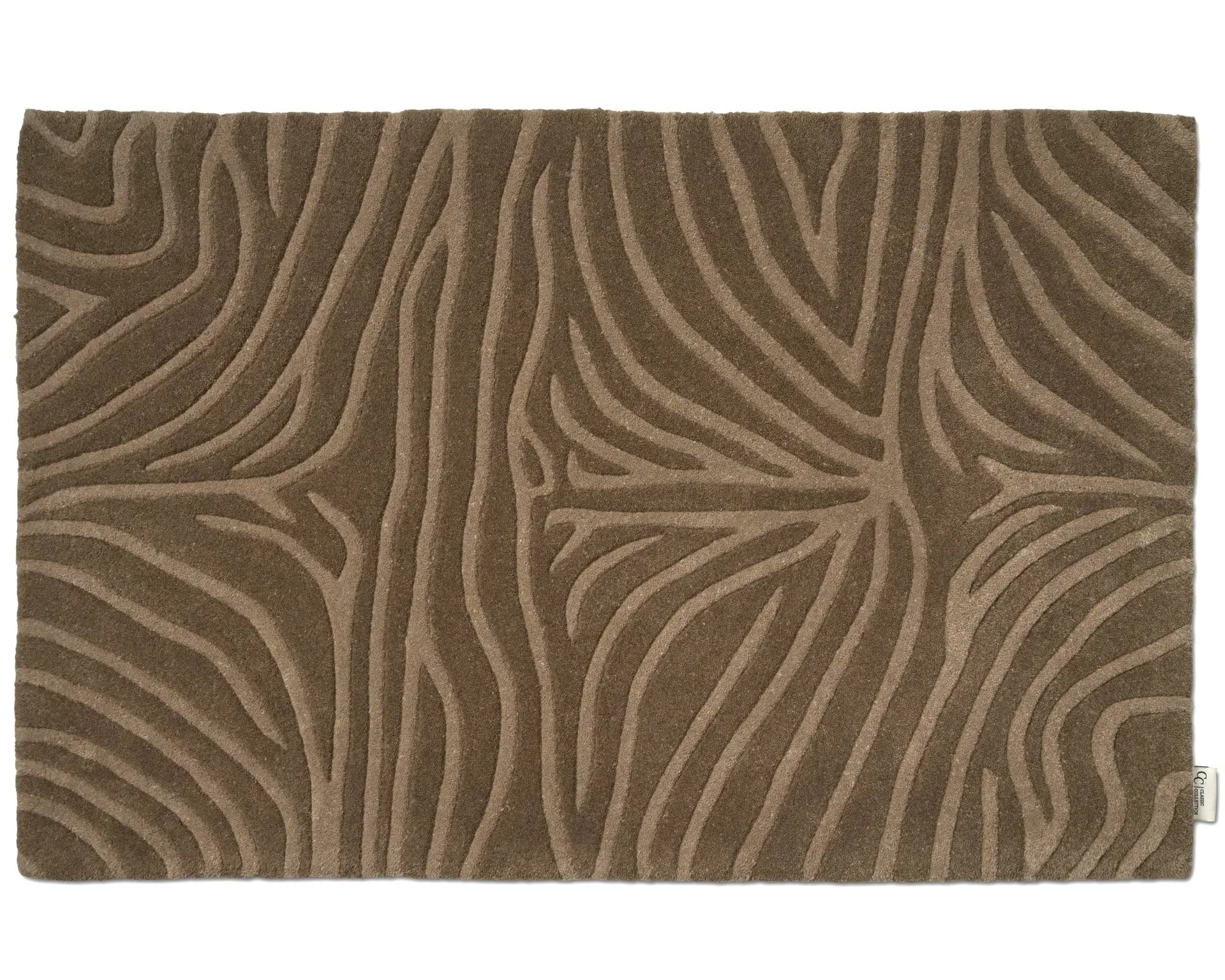 Zebra πατάκι πόρτας, Mocca, 60x90 εκ. Classic Collection