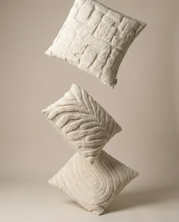 Zebra Tuft κάλυμμα μαξιλαριού - Off white, 50x50 εκ. - Classic Collection
