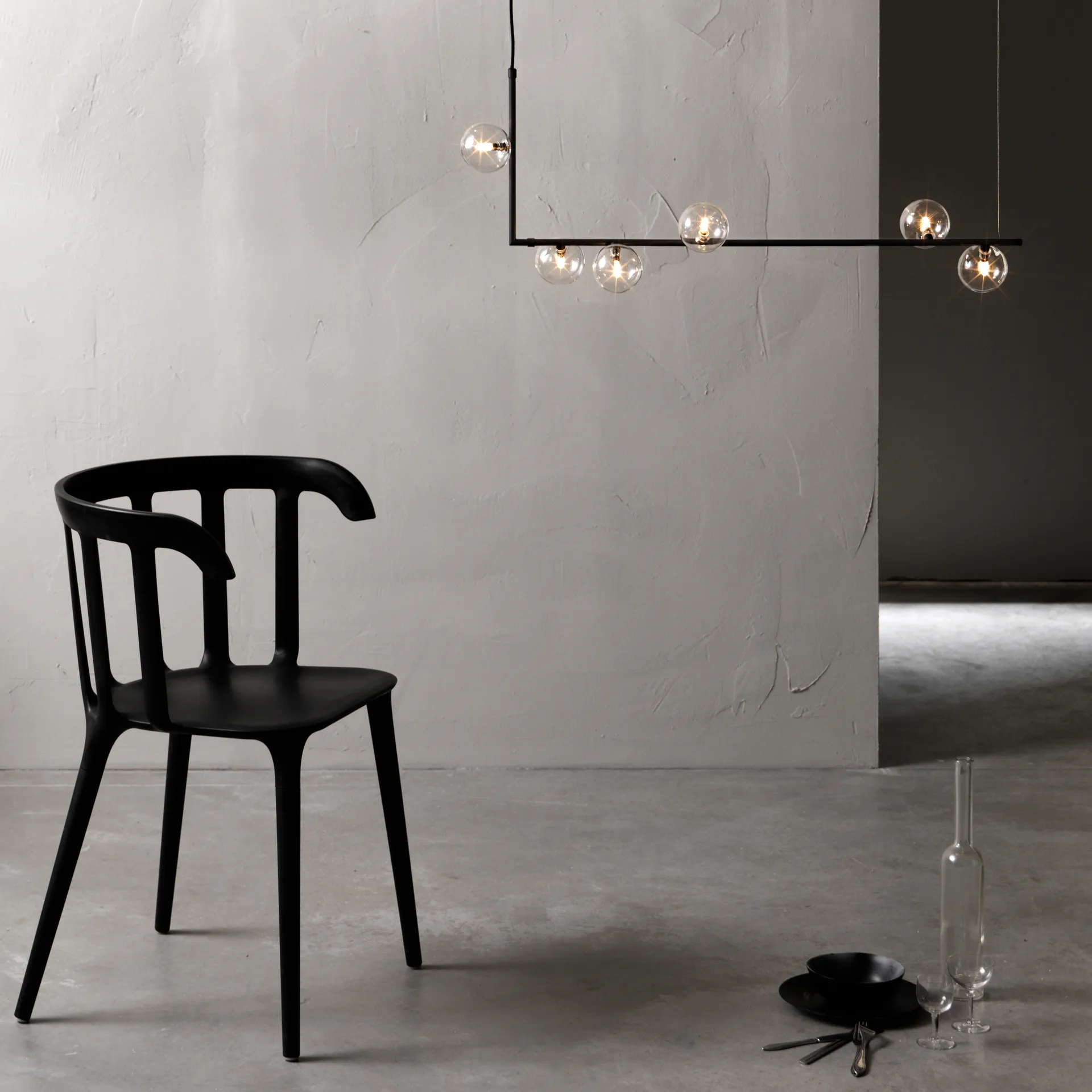 Air 73 φωτιστικό οροφής , μαύρο CO Bankeryd