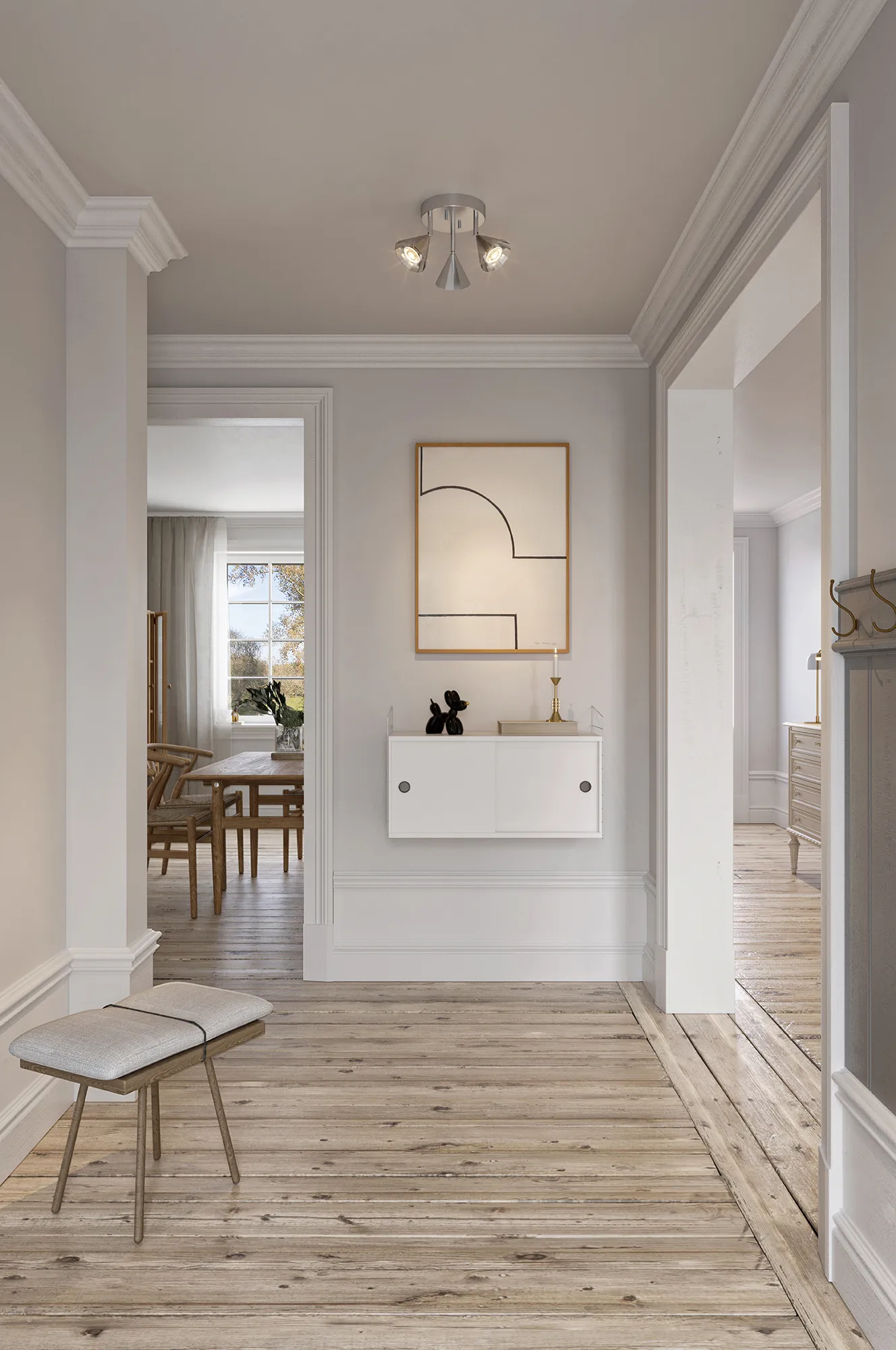 Rain 10 προβολέας οροφής, Αλουμίνιο CO Bankeryd