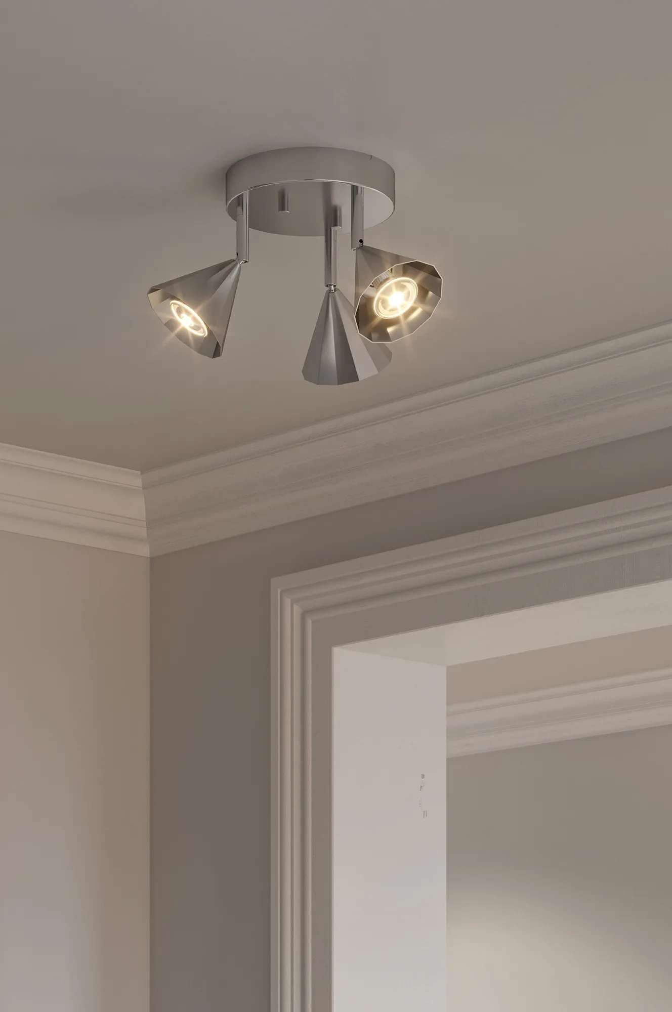 Rain 10 προβολέας οροφής, Αλουμίνιο CO Bankeryd