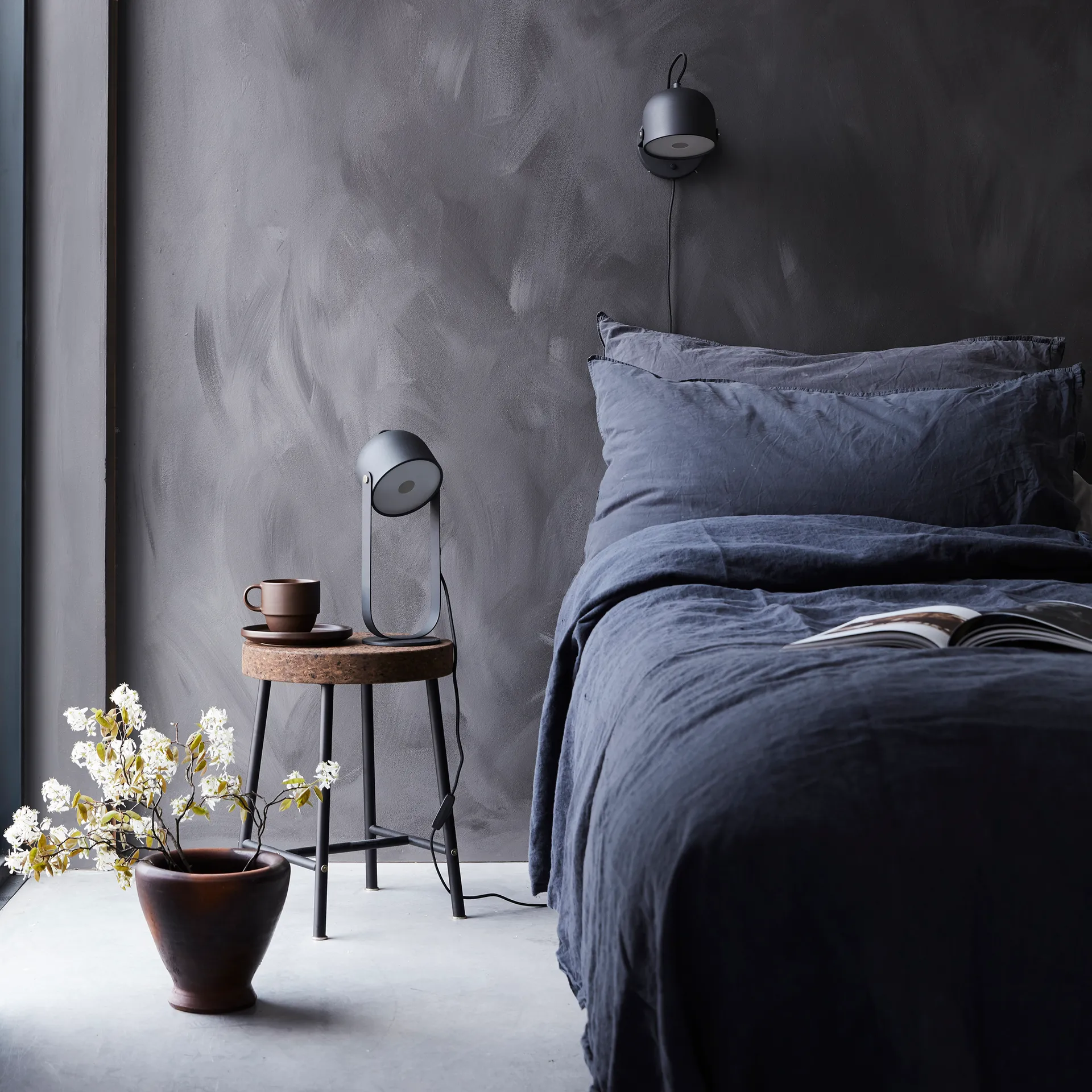 Svejk 13 επιτραπέζιο φωτιστικό , μαύρο-νίκελ CO Bankeryd