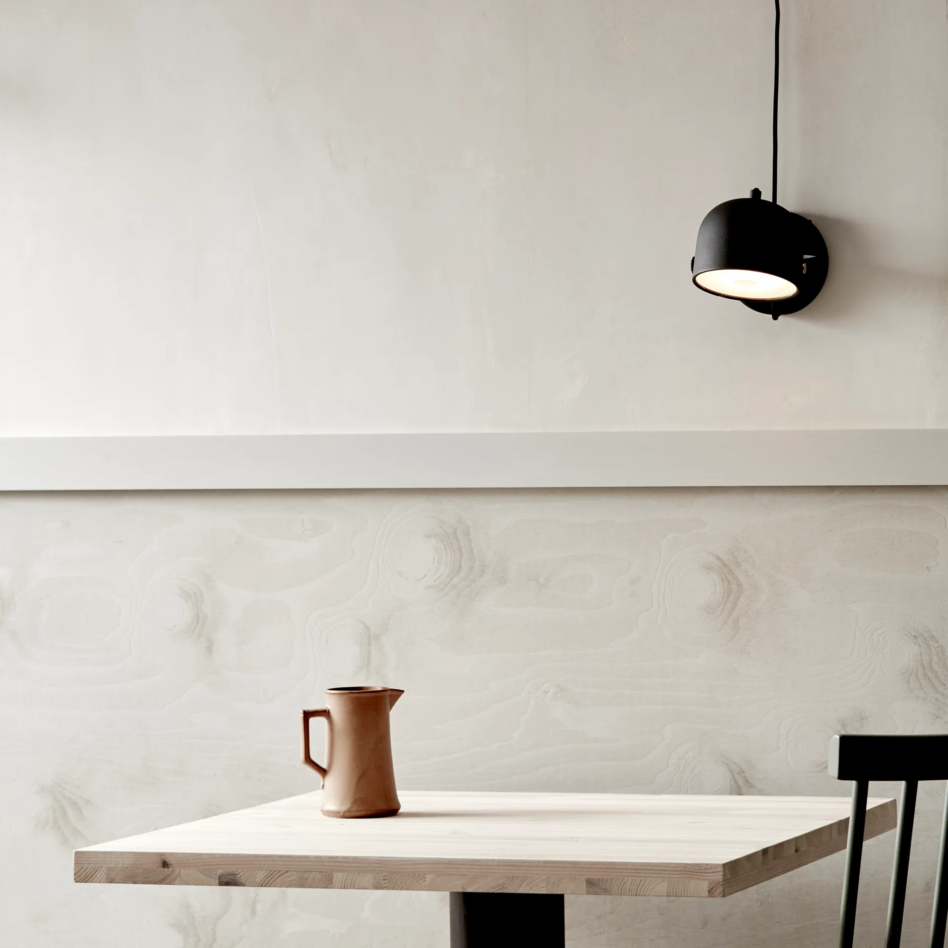 Svejk 13 φωτιστικό τοίχου , μαύρο-νίκελ CO Bankeryd