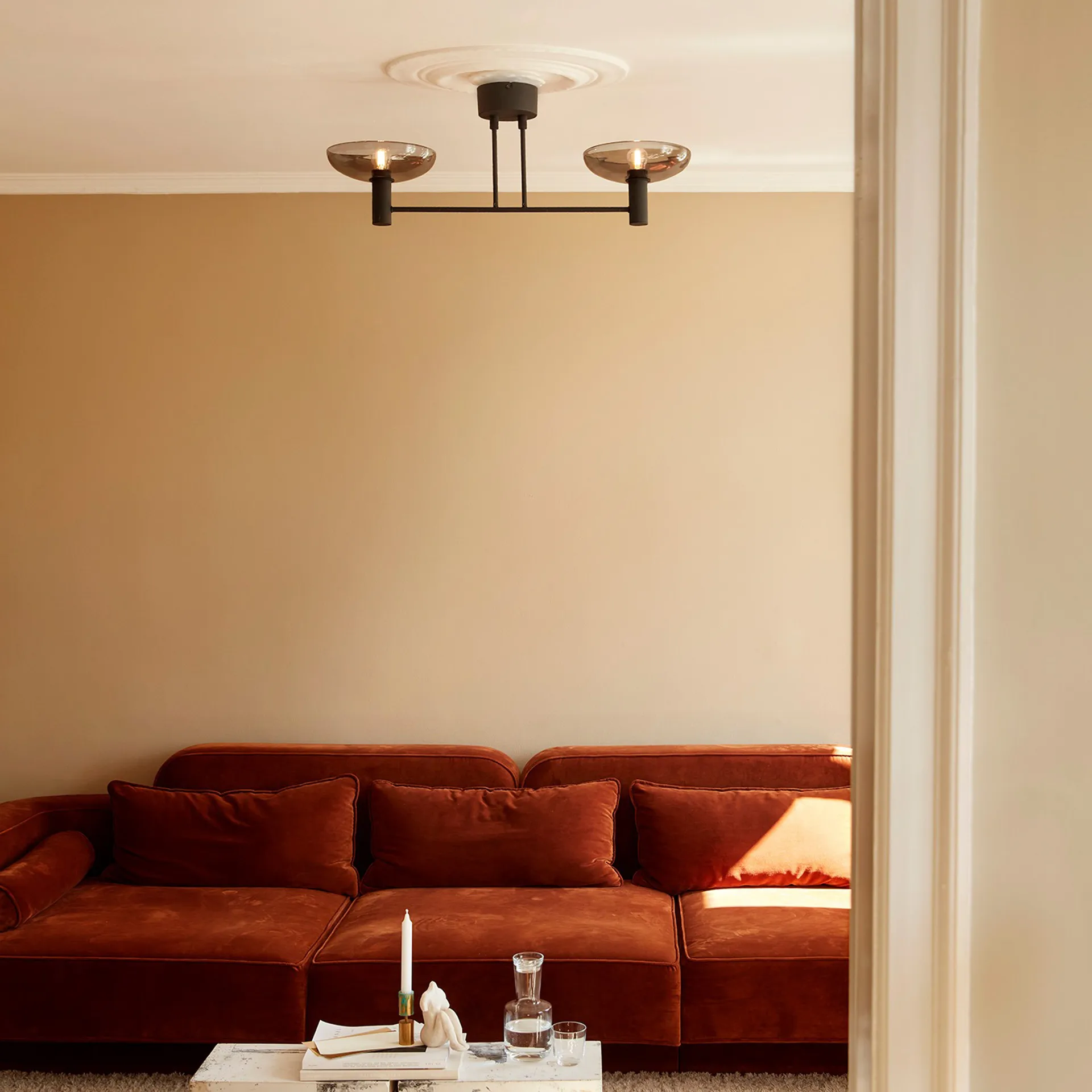 Μακρύ φωτιστικό οροφής, Ufo, Μαύρο CO Bankeryd