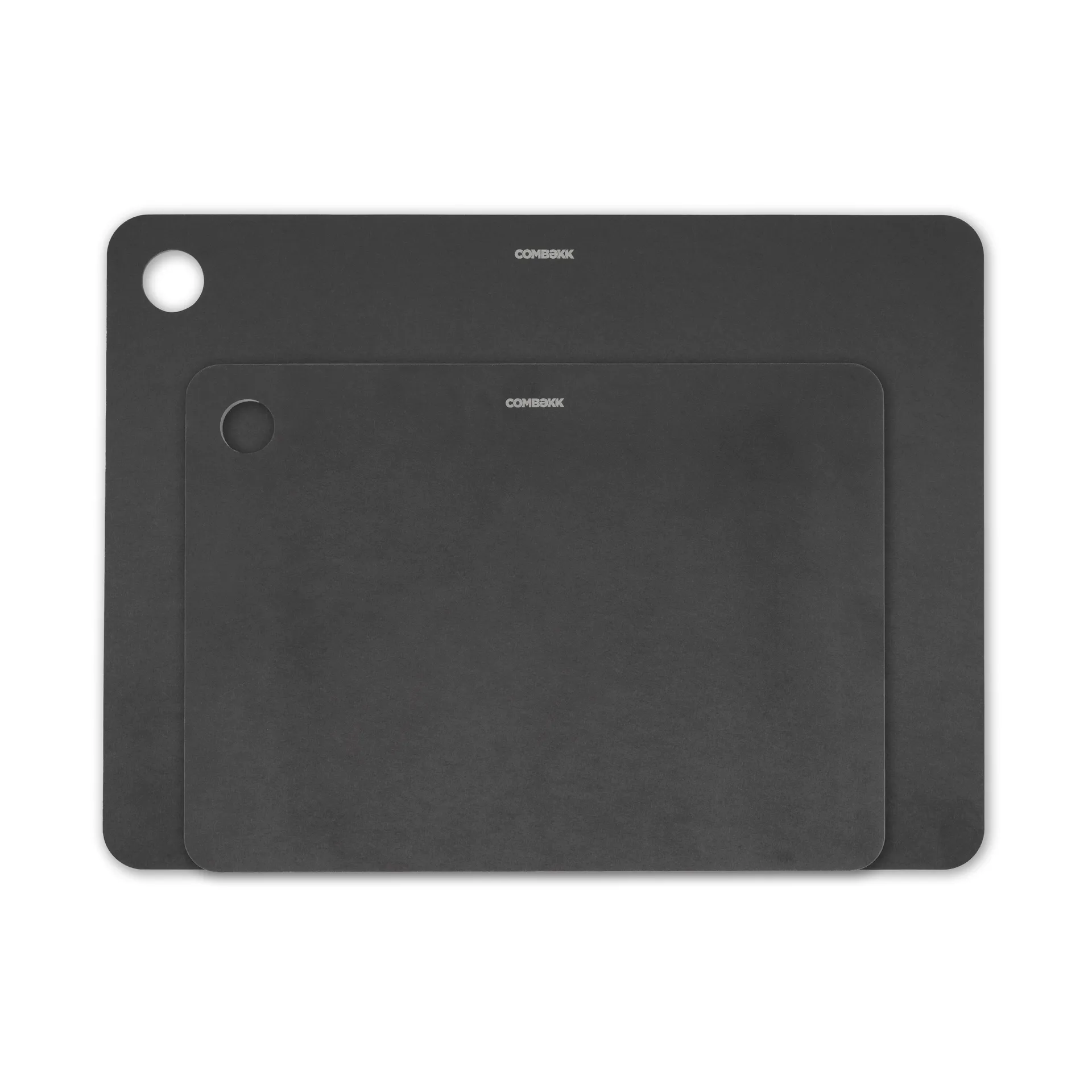 Combekk ξύλινη επιφάνεια κοπής 2 τεμαχίων, Μαύρο Combekk