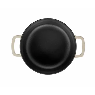 Combekk Εμαγιέ χύτρα από χυτοσίδηρο Ø24 εκ. - Sand-gold πόμολο - Combekk