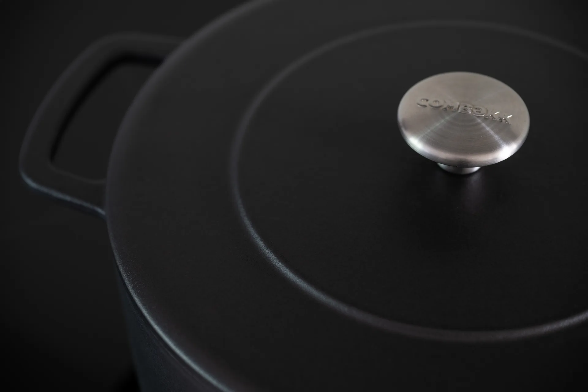 Combekk Εμαγιέ χύτρα από χυτοσίδηρο Ø24 εκ., Μαύρο Combekk