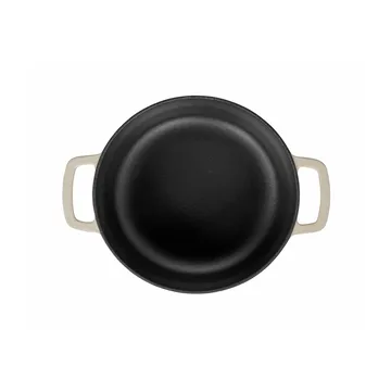 Combekk Εμαγιέ χύτρα από χυτοσίδηρο Ø28 εκ. - Sand-gold πόμολο - Combekk