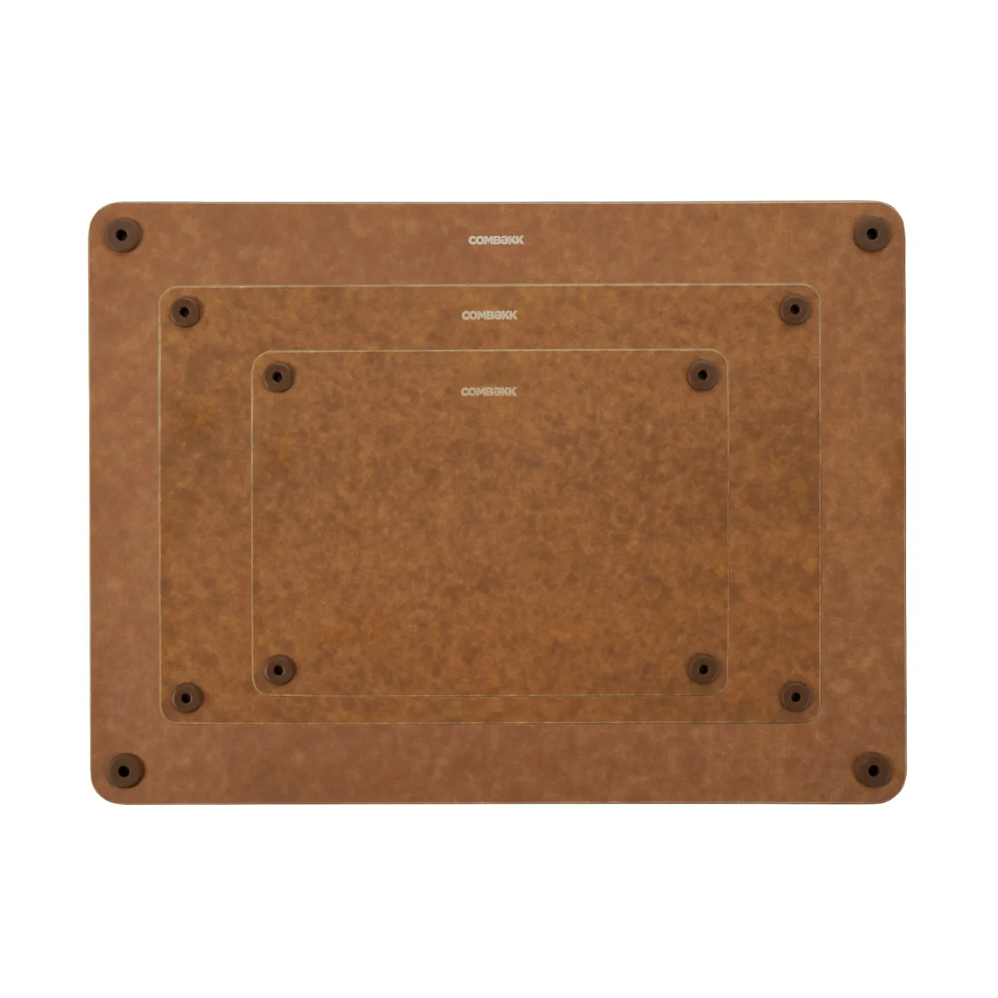 Combekk ξύλινη επιφάνεια κοπής 3 τεμαχίων, Καφέ Combekk