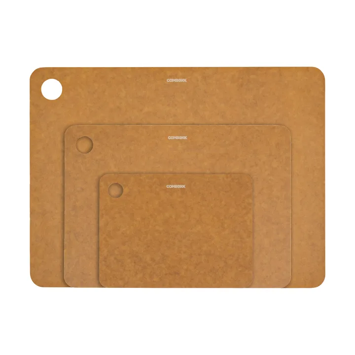 Combekk ξύλινη επιφάνεια κοπής 3 τεμαχίων - Καφέ - Combekk