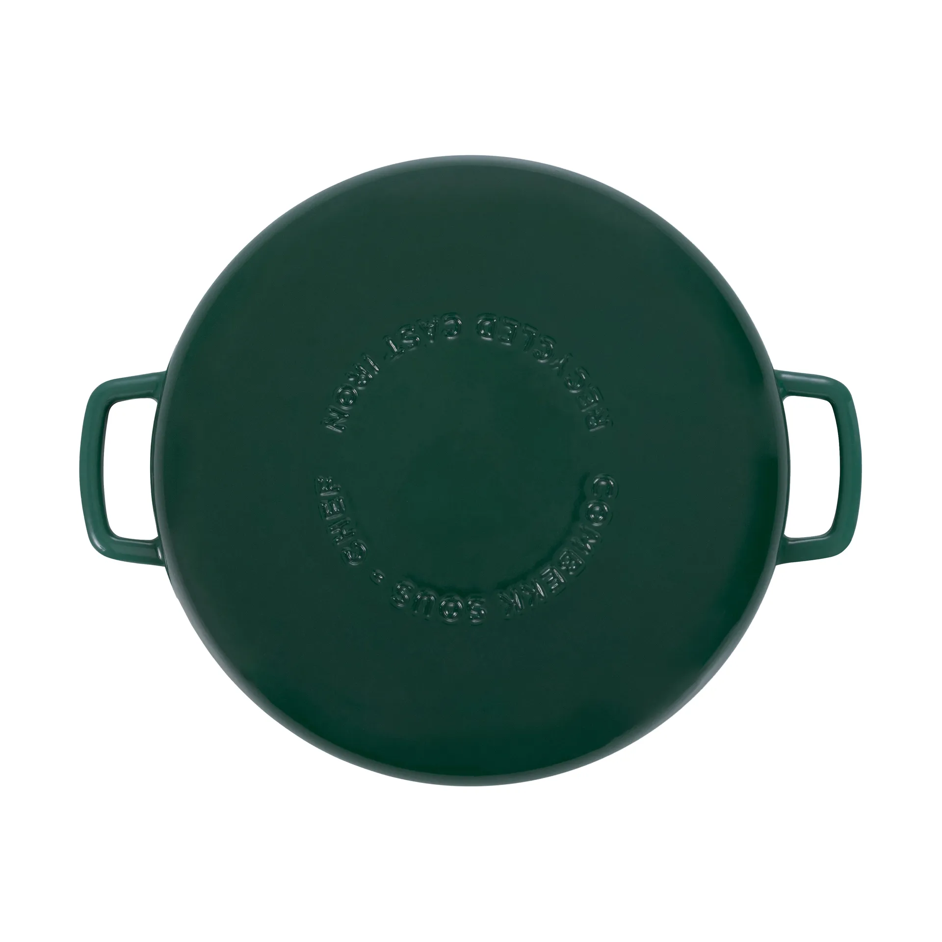 Combekk Enameled τηγάνι από χυτοσίδηρο Ø28 εκ., Holly Green Combekk