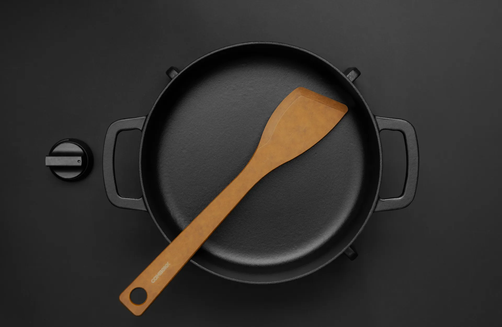 Combekk σπάτουλα από ίνες ξύλου, Καφέ Combekk