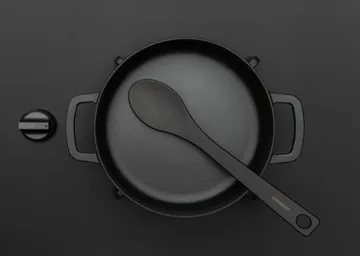 Combekk κουτάλα κατσαρόλας από ξυλόινες - Μαύρο - Combekk