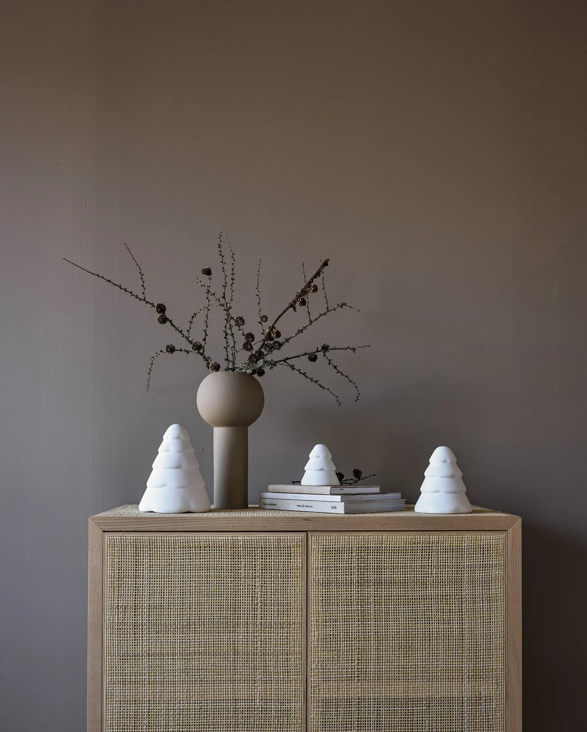 Χιονισμένο χριστουγεννιάτικο δέντρο 20 εκατοστών, White Cooee Design