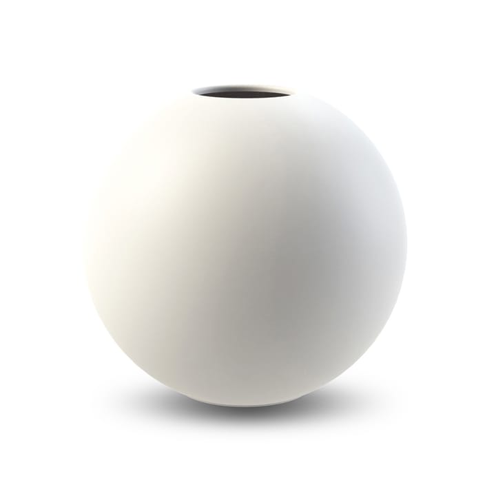 Ball βάζο λευκό - 20 cm - Cooee Design
