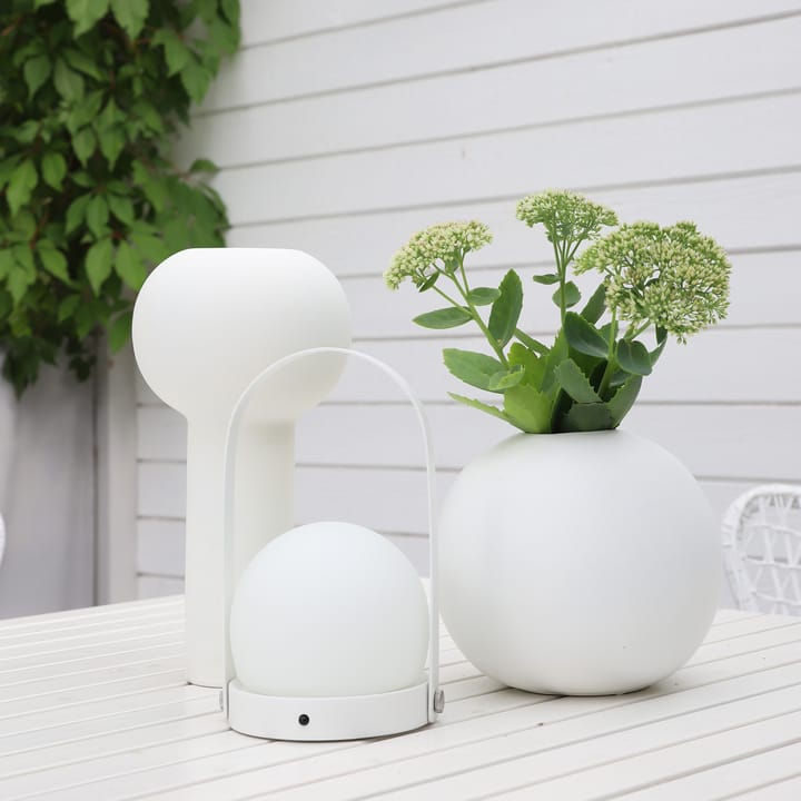 Ball βάζο λευκό, 20 cm Cooee Design
