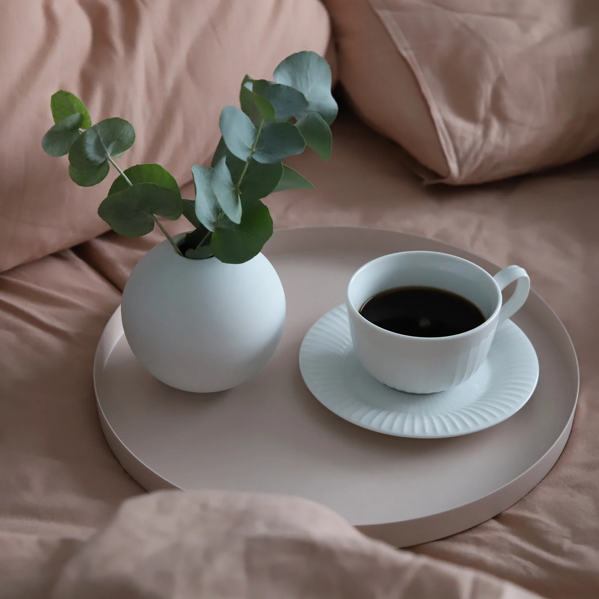 Ball βάζο λευκό, 8 cm Cooee Design