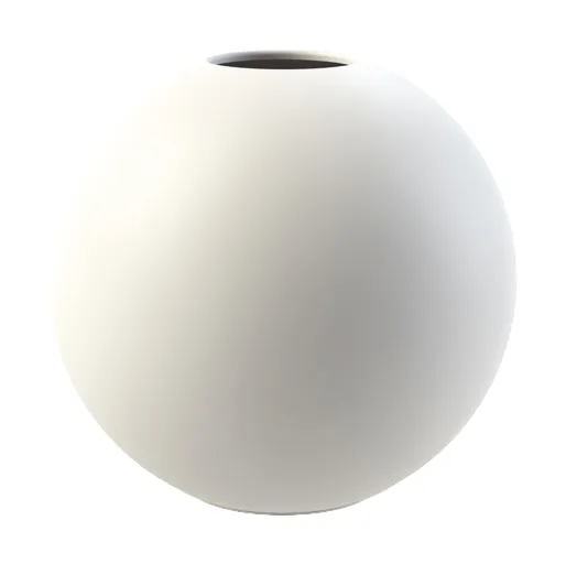 Ball βάζο λευκό - 8 cm - Cooee Design