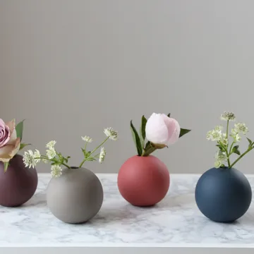Ball βάζο midnight blue - 8 cm - Cooee Design