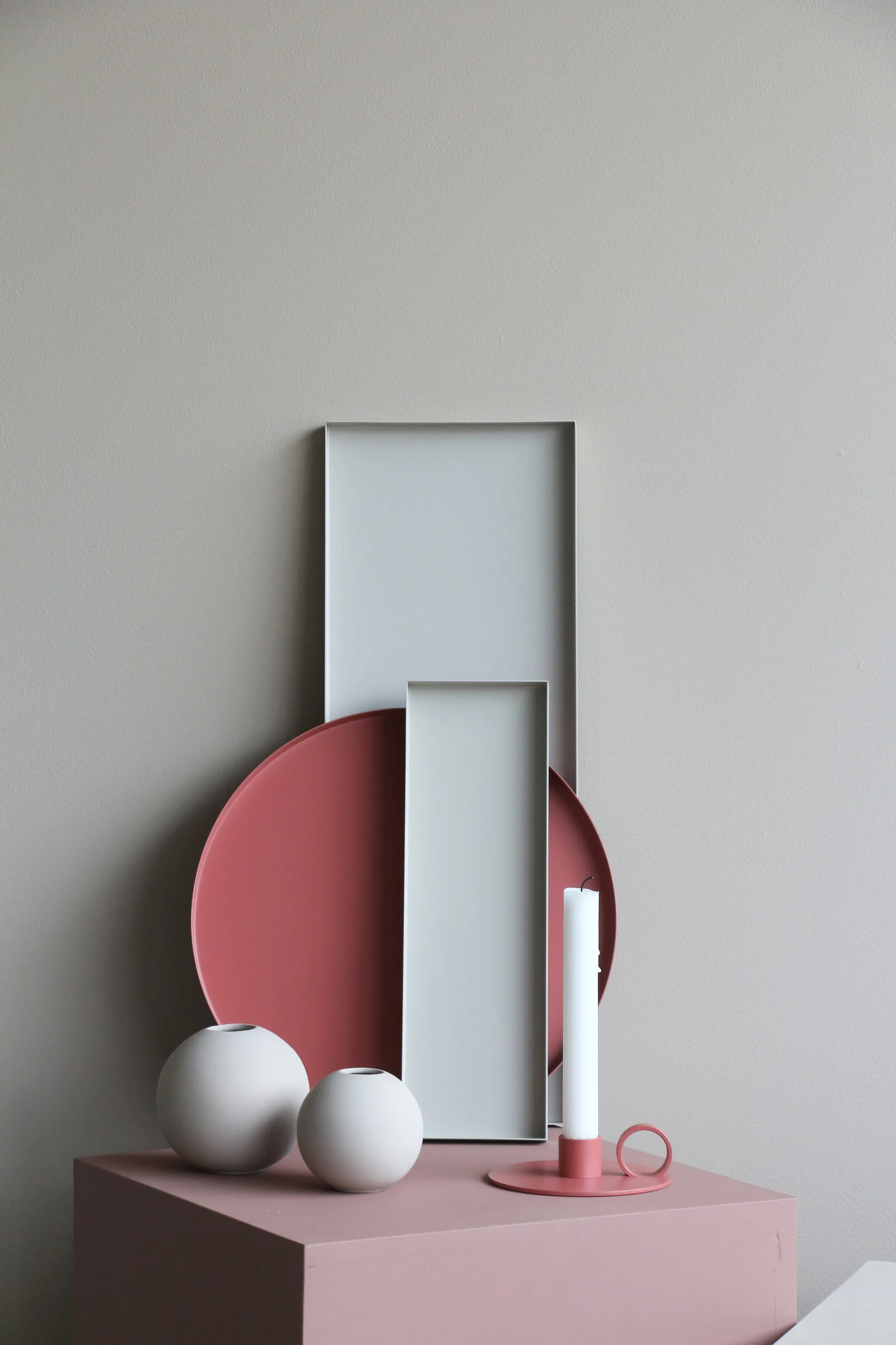 Ball βάζο sand, 8 cm Cooee Design