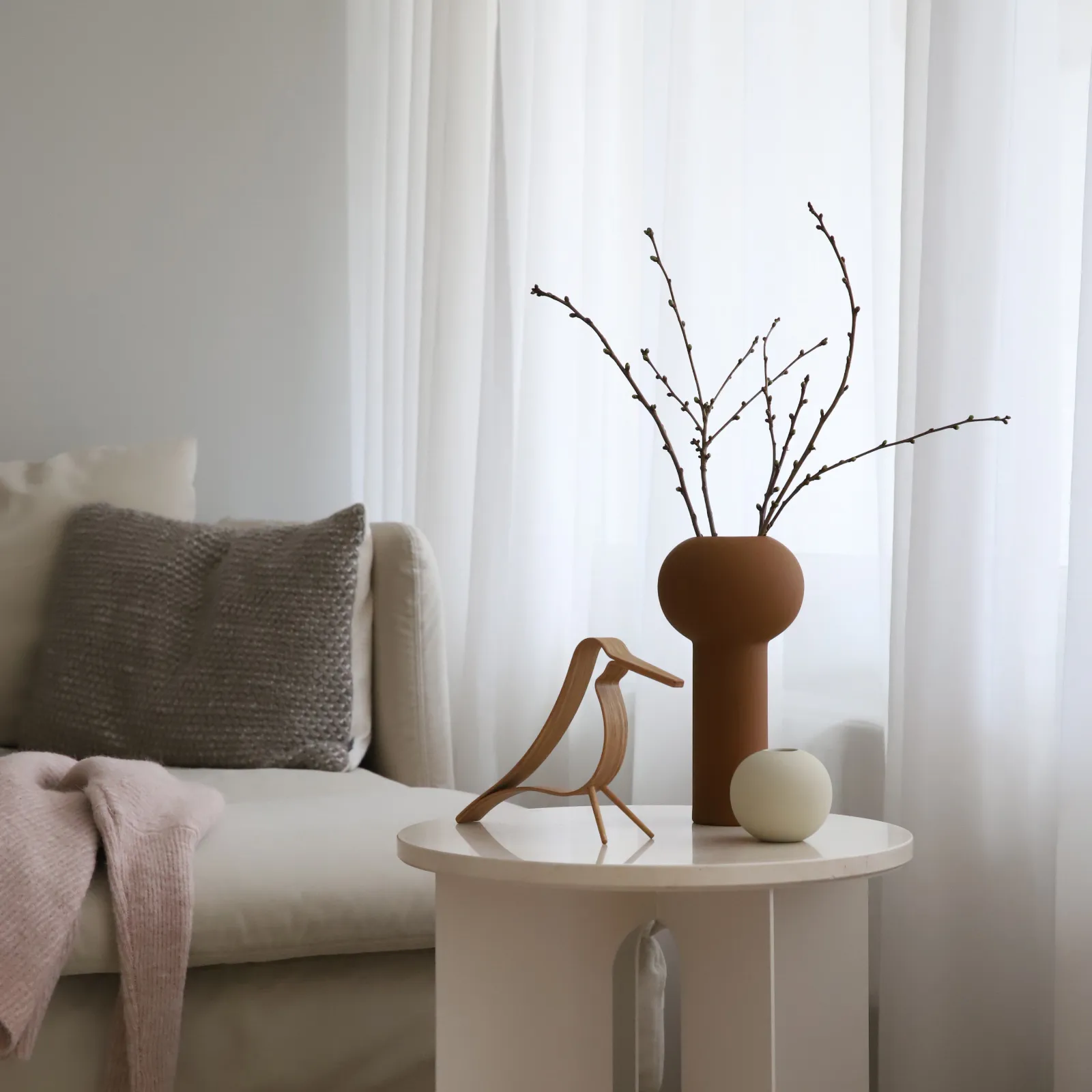 Ball βάζο shell, 8 cm Cooee Design