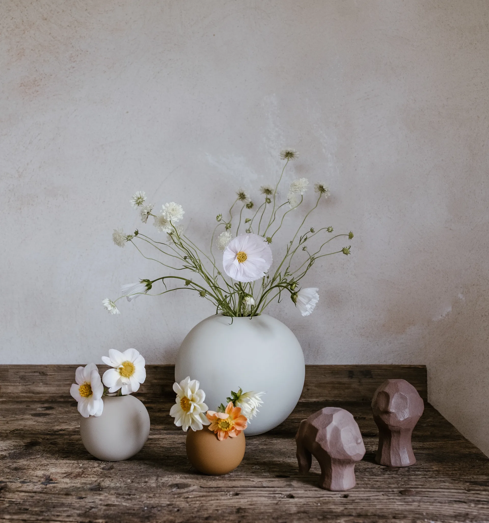 Ball βάζο shell, 8 cm Cooee Design