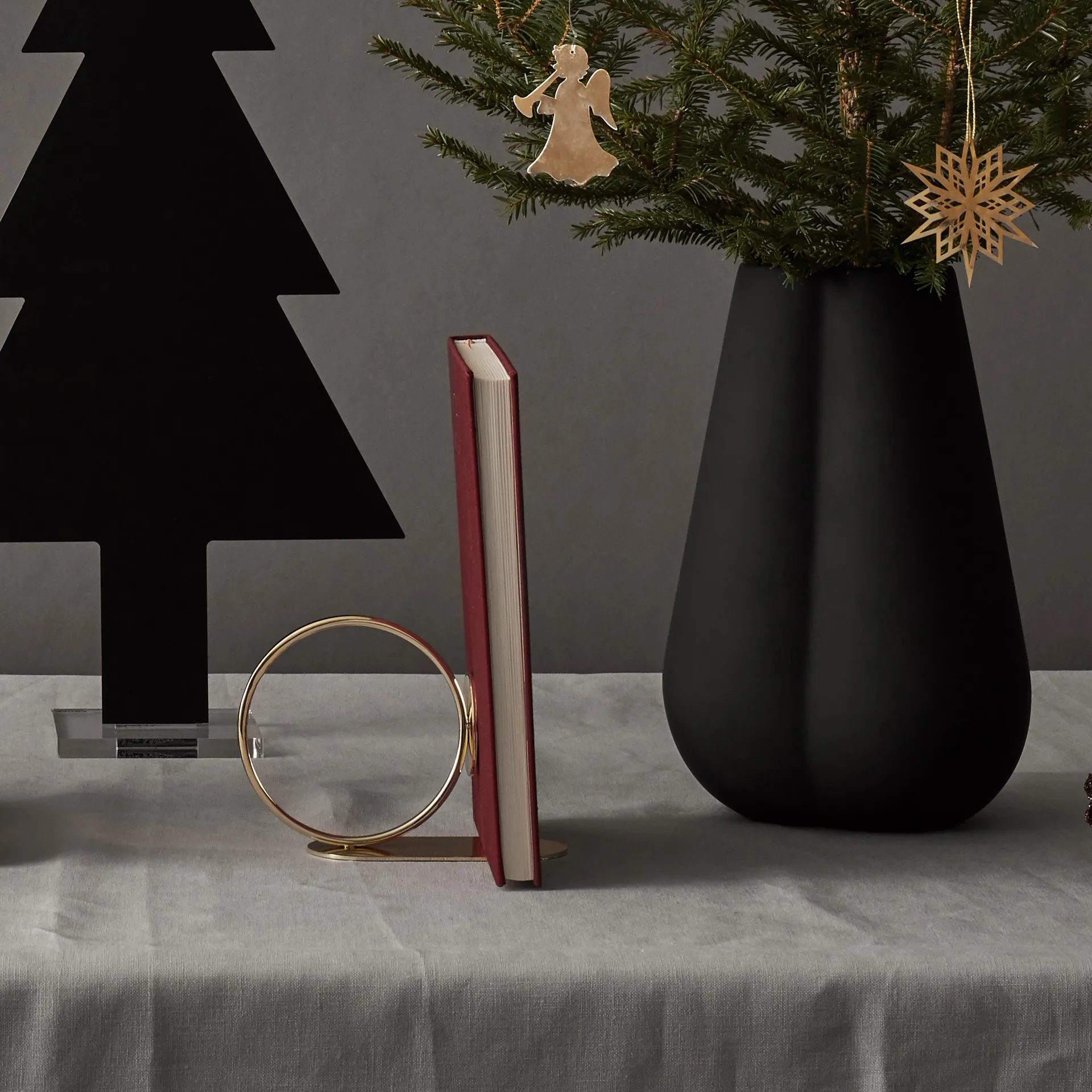 Book Ring βιβλιοστάτης 10 εκ., ορείχαλκος Cooee Design