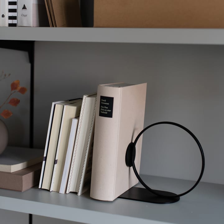 Book Ring βιβλιοστάτης 15 εκ., μαύρο Cooee Design