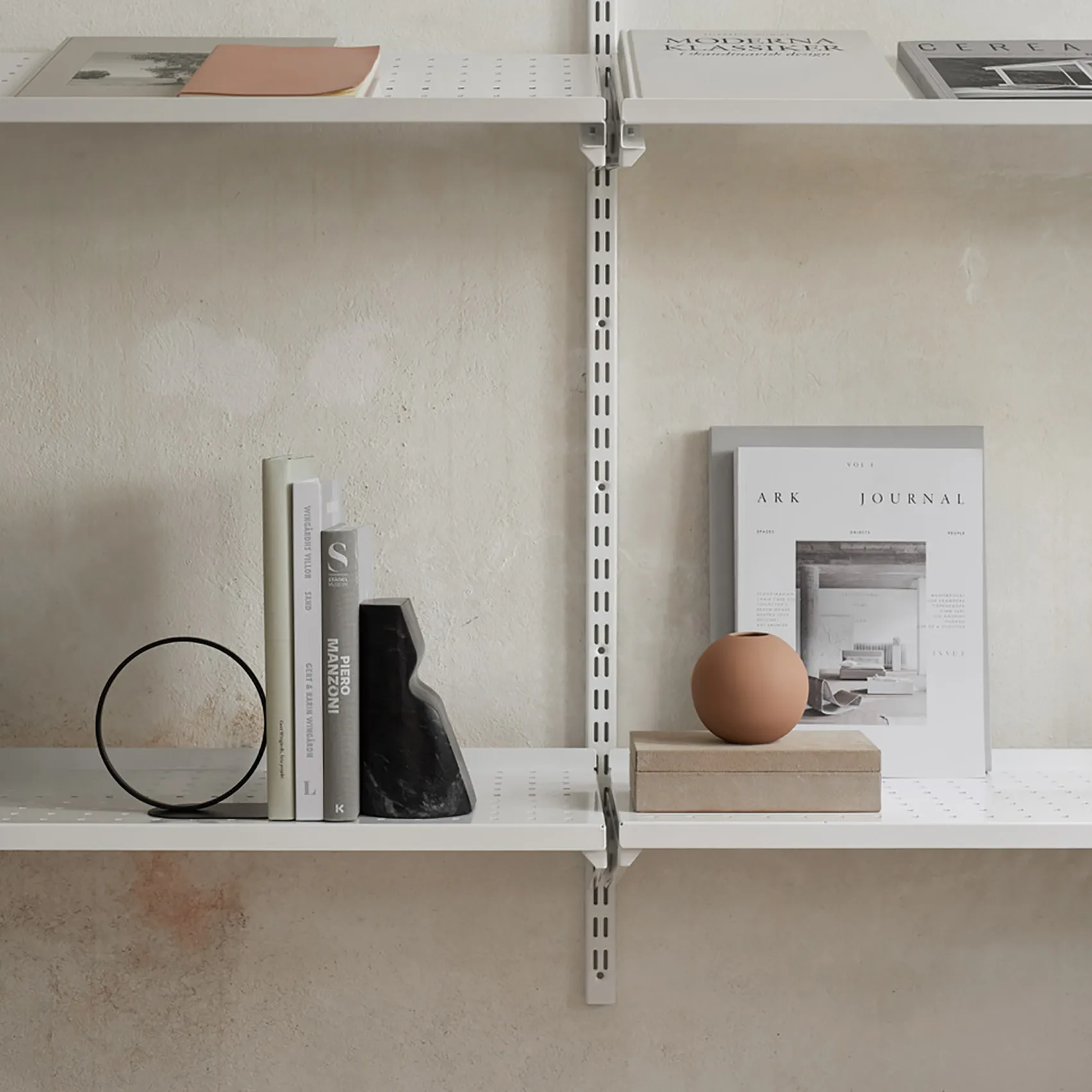 Book Ring βιβλιοστάτης 15 εκ., μαύρο Cooee Design